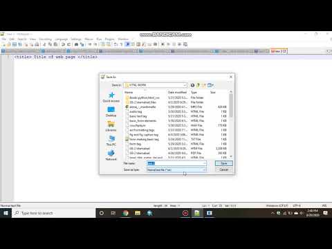 Title tag in html