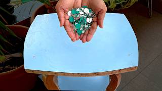 Old Table को बनाया Viral Mosaic Art से | How to make Mosaic Paste | Mosaic Art Tutorial | Resin Art