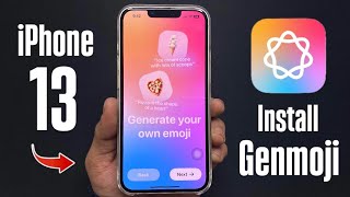 How to install Genmoji on iPhone 13 - Enable Genmoji on iPhone 13