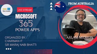 One Day Workshop on Microsoft 365 Power APPs  #SBBUWebStudioLiveStream