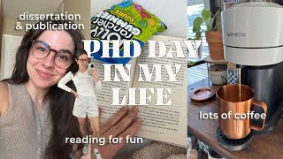 GRAD SCHOOL VLOG: treating my PhD like a 9-5 job 📝💻☕