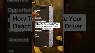 Banned by Uber?Bot Grabbers Bring You Back🧑‍💻🥷#UberDeactivation #DriverReactivation #shorts