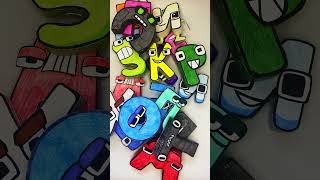 SHOT SONG Paper Russian Alphabet Lore #alphabetlore #shorts  #russianalphabetlore #abcsong