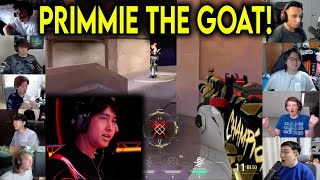 Valorant Streamers Reacts To TLN Primmie Insane 4k Against DFM In VCT