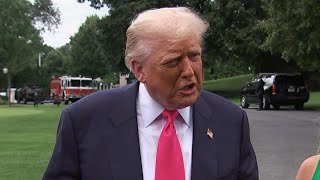 Trump says Biden and Obama "made up" the Epstein files