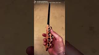 WW1 Trench Knife #knifemaking #handmade #bladesmith #knifemaker #handforged #customknife #blade