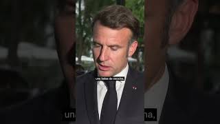 "We were just joking": Macron denies having had a fight with his partner