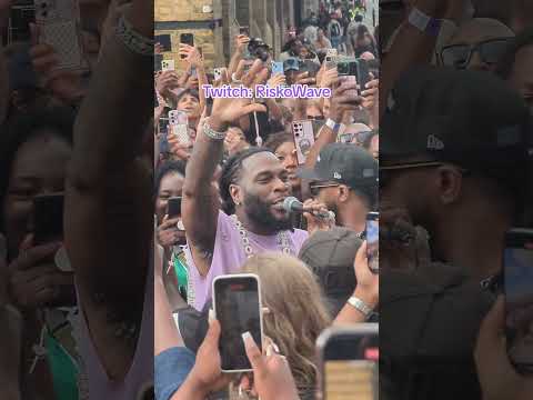 Burna Boy @ Kings Cross...#burnaboy #djag #kingscross #tiktoklive #fyp #foryou #entertainment