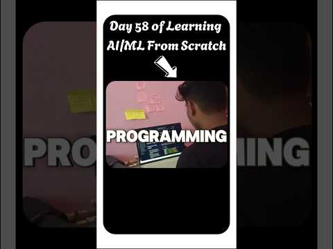Day 58 of Learning AI/ML 💻 #ai #coding #machinelearning #computer #tech #startup #internship #python