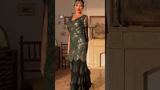 Dresses from the Roaring 20’s were lavish in design and flirty fun | 1920s Dresses | Queendancer