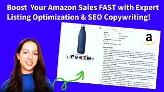 Boost Your Amazon Sales FAST with Expert Listing Optimization & SEO Copywriting