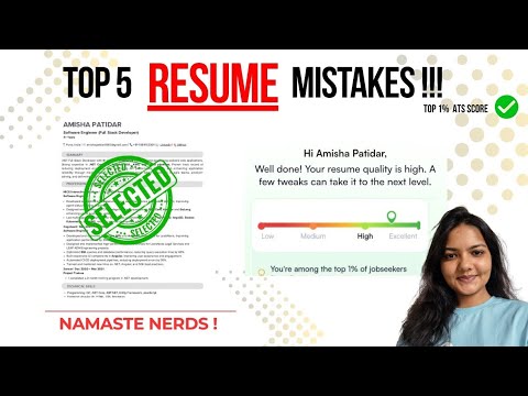 Top 5 Resume Mistakes that are killing your chances in 2025 | Resume Tips #resume