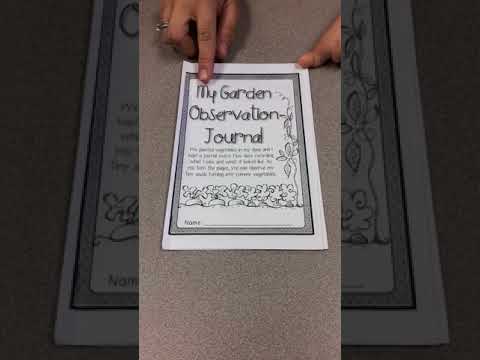 My Garden Observation Journal Intro