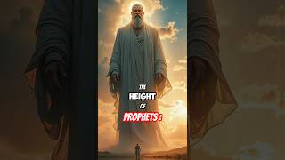 The height of the prophets: Adam, Moses, abraham, jesus, David #prophetstories #prophets #facts