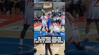 natawagan ng technical foul si Jericho Cruz #pba #pbalive #smb #tnt #smbvstnt#jerichocruz#shorts#fyp