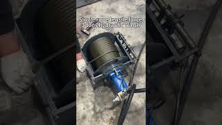 3-ton hydraulic winch with single-rope pull force for ships! #Winch #Hydraulic Winch #Crane Winch