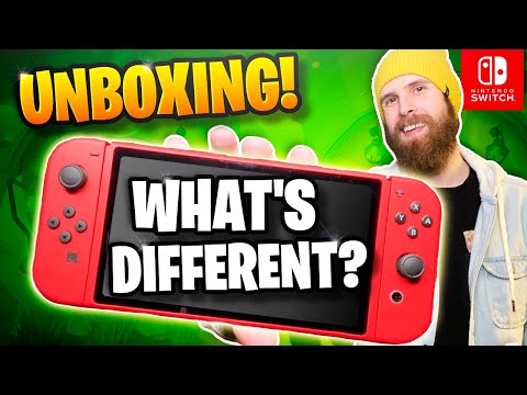 Mario Red & Blue Edition Nintendo Switch - Unboxing & Comparisons!