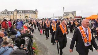 Thousands march in the only Orange Order parade in the Republic of Ireland