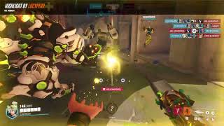 Mercy helps kill the enemies instead of healing | "Come on, get up"