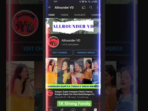 Youtuber Par 1K Subscribers Complete/Strong YouTube Family/Thanks For Your Support