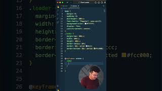 Creative CSS Loading Animation | Page Loader with HTML CSS #shorts #css #html #webdevelopment