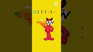creepy elmo use a laser gun #gun #sesamestreet #lasergun