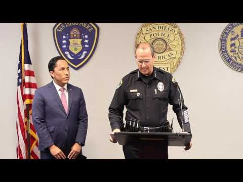 2023 San Diego Police Department Crime Stats Press Conference