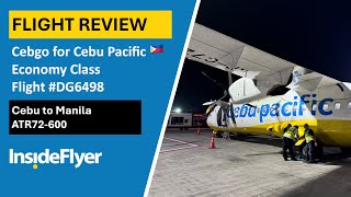 REVIEW | Cebgo for Cebu Pacific Economy Class Cebu to Manila | ATR 72-600 | DG6498 🛫 🇵🇭📍