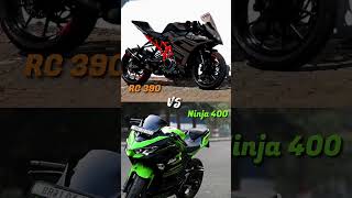 Rc390 Vs Ninja400 #ninja #ninja400 #kawasaki #ktm #ktmlover #ktmrc390 #rc390 #comparison #trending