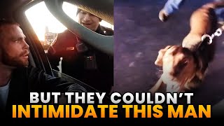 Power Tripping Cop Wants This Man To Get Out Of His Vehicle At All Cost A K9 Unit Called On Scene