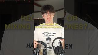 Recording vs. mixing headphones… #musicproducer #musician #bedroomproducer #headphones #musicgear