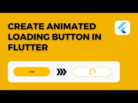 Easy Flutter animated loading button | No Package required