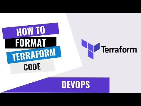 HOW TO AUTOFORMAT TERRAFORM CODE