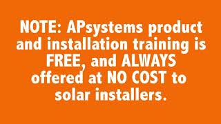 APsystems FREE Training