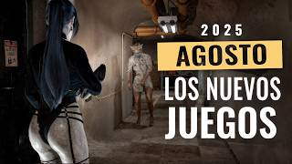 LOS 18 MEJORES NUEVOS JUEGOS PARA JUGAR EN AGOSTO 2025 (LANZAMIENTOS)
