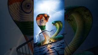 Giant Snake Escapes Army Cage After Lightning Strike #ai #short #shorts#shortfeed#snake#army