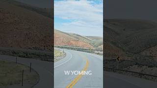 Wyoming, USA. #Wyoming #usa #travel #beautiful #views #goodtrip #niceroad #americanstate #nature