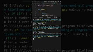 Even-odd 1। C Program to Check a Number is Odd or Even@HabluProgrammer @LearnCodingOfficial