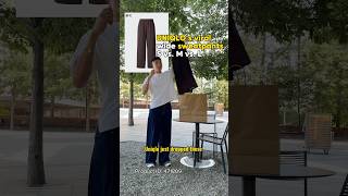 Size Test: VIRAL Uniqlo C Wide Sweatpants | #mensstyle #fashion #fashiontrends