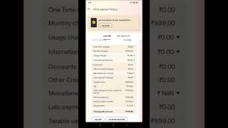 💯VI Postpaid bill  1 month,  💸 ￼💸💸💯💯#r15vijay#voiceover #vi