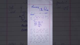 Summary "The Rain" Easy Summary #summary #class10 #class10th