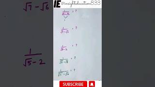 Rationalization trick |Arithmetic math |SSC |short trick