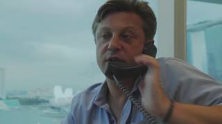 Anton Kreil Preparing for a Business Trip from His Office in Singapore