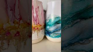 The possibilities are endless with alcohol inks! Which one is your fave? #alcoholinkart #alcoholink