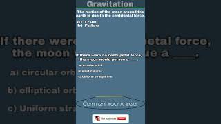 Physics Class 9 Gravitation | #mcqclass9  #physicsclass9 #shorts