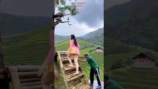 Heavy Rain Sounds for Sleeping Well with Country Girl #shorts#rain
