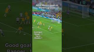 All of Messi’s goals in World Cup 2022 👑 #football #soccerplayer #messi #soccer #fyp