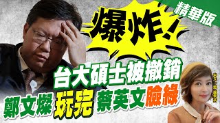 【盧秀芳辣晚報】震撼彈! 鄭文燦認了! 論文抄襲遭台大撤國發所碩士學位 遭控抄30.27%!@中天新聞CtiNews  精華版