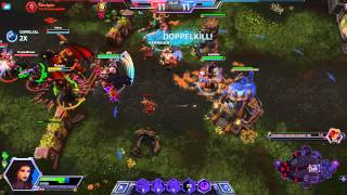 Kerrigan is winning with support by Abarthur in Heroes of the Storm MOBA closed beta