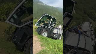 Too steep, too narrow? Not for the VIROC! 🚜💪 #VIROC #AllTerrain #Unstoppable #Innovation
